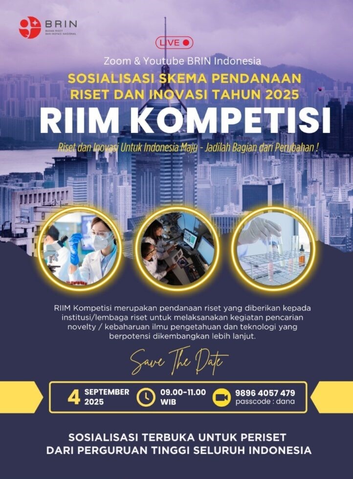 Sosialisasi Pedoman 2025 Program Pendanaan RIIM Kompetisi
