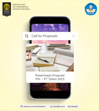 Informasi Penerimaan Proposal PUI – PT Tahun 2023