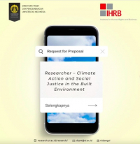 Informasi Request for Proposal: Researcher – Climate Action and Social Justice in the Built Environment Jakarta, Indonesia