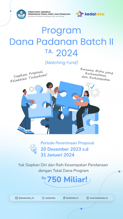 Call For Proposal – Program Dana Padanan Tahun 2024 Batch 2