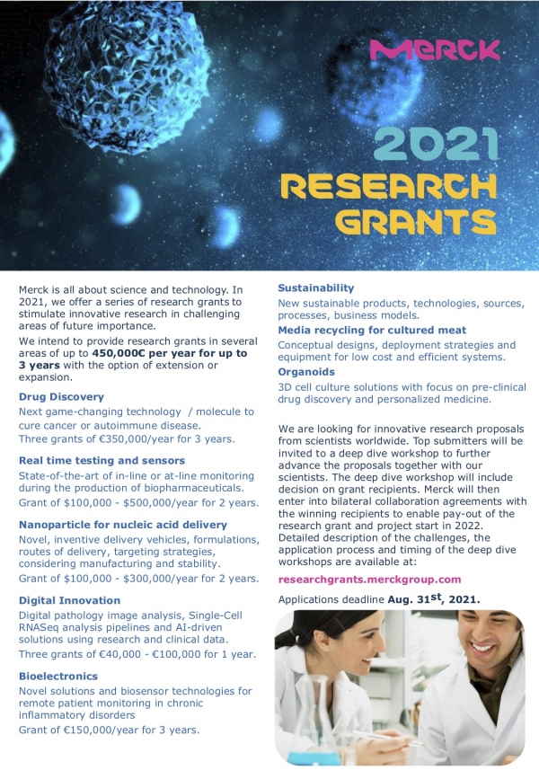 The Merck Research Grants Program 2021