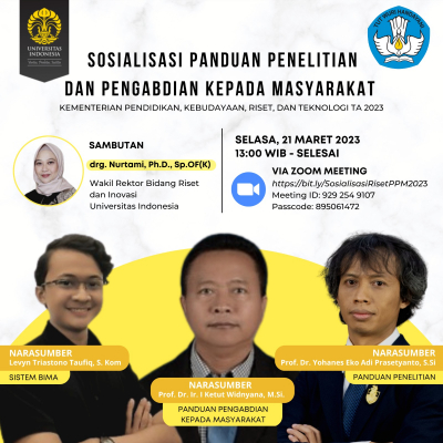 Undangan Sosialisasi Panduan Program Penelitian Kemendikbudristek TA 2023