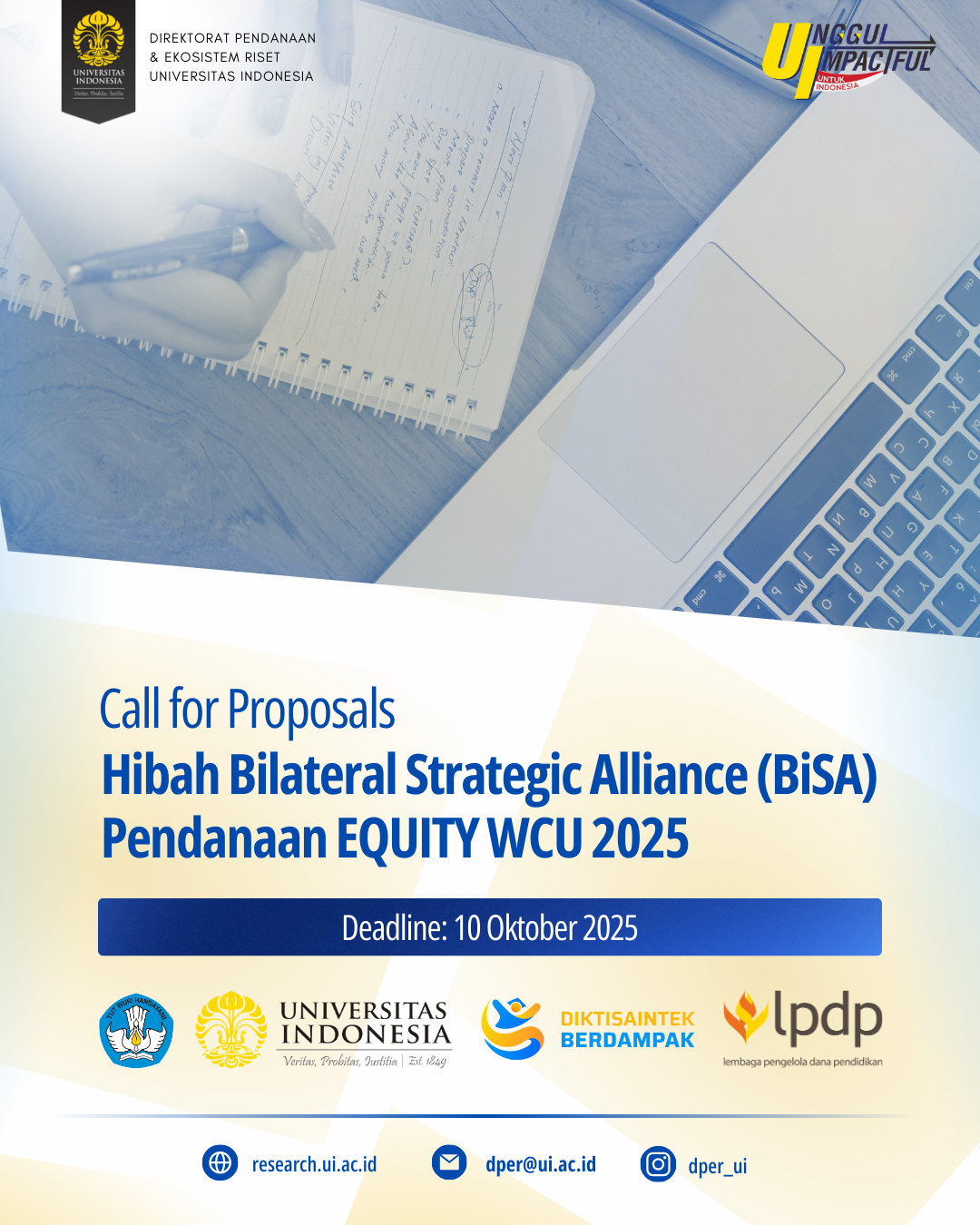 Call for Proposal Hibah Riset UI-BiSA 2025