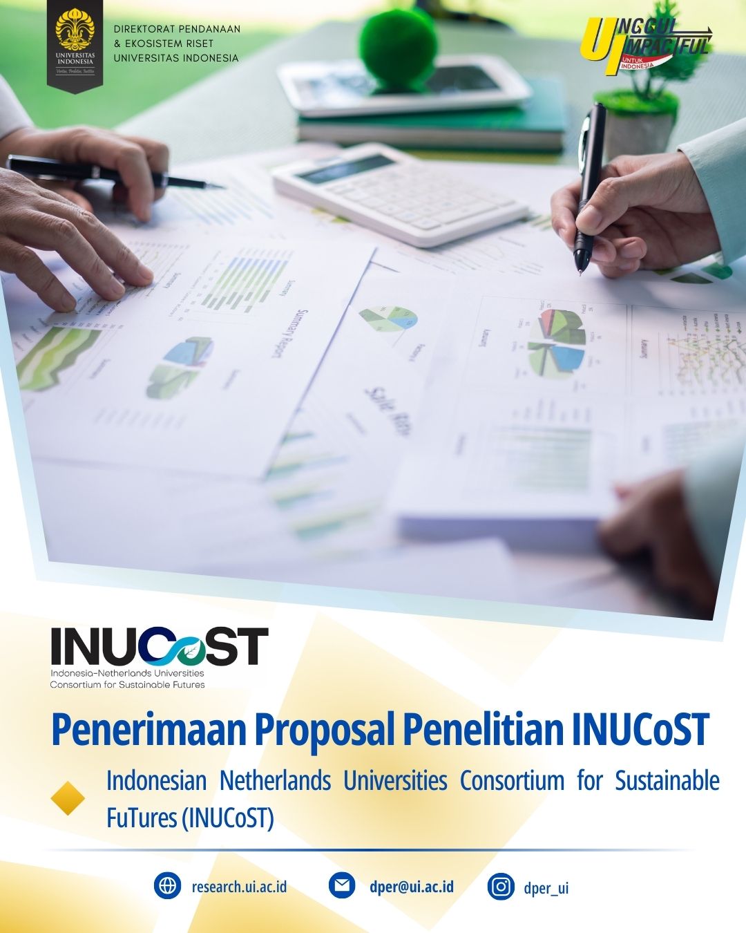 PENERIMAAN PROPOSAL PENELITIAN INUCoST 2025